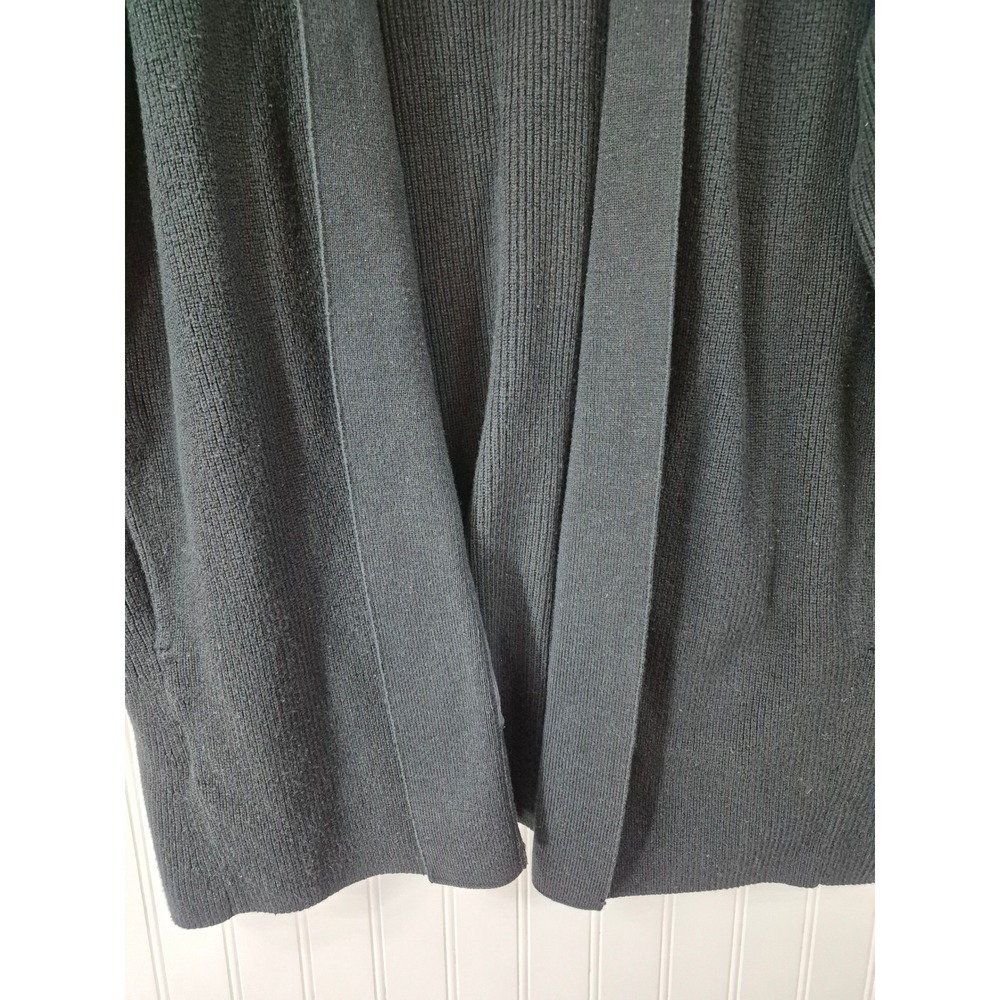 Lululemon Merino Wool Blend Ribbed Thick Knit Cardigan Black Open Front Size
12 - Picture 4 of 9
